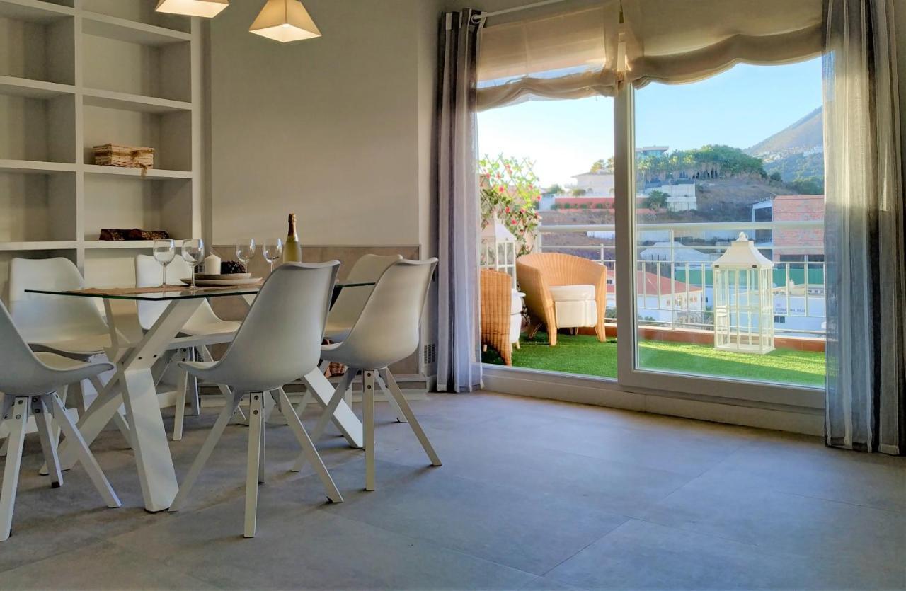 בנאלמדנה Pena Beach 3 Bedroom Duplex, Bbq, Pool, Sea Views, מראה חיצוני תמונה