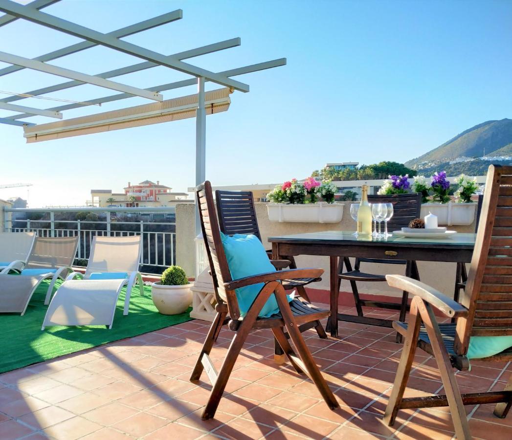 בנאלמדנה Pena Beach 3 Bedroom Duplex, Bbq, Pool, Sea Views, מראה חיצוני תמונה